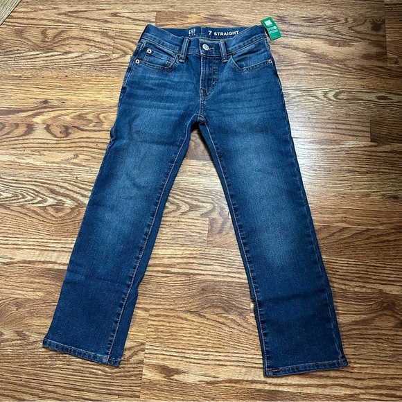 NWT Gap Kids Straight Leg Jeans Size 7 - Picture 2 of 8